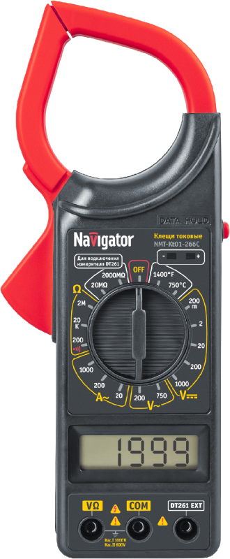 клещи токовые nmt-kt01-266c navigator 80263 от BTSprom.by