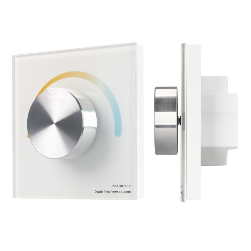 панель smart-p2-mix-g-in white (3v rotary 2.4g) (ip20 пластик) arlight 033754 от BTSprom.by