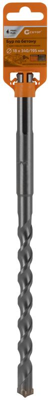  Бур по бетону Profi Plus SDS-Max с крестовым наконечником 18х340мм Cutop 42-18340 фото в каталоге от BTSprom.by