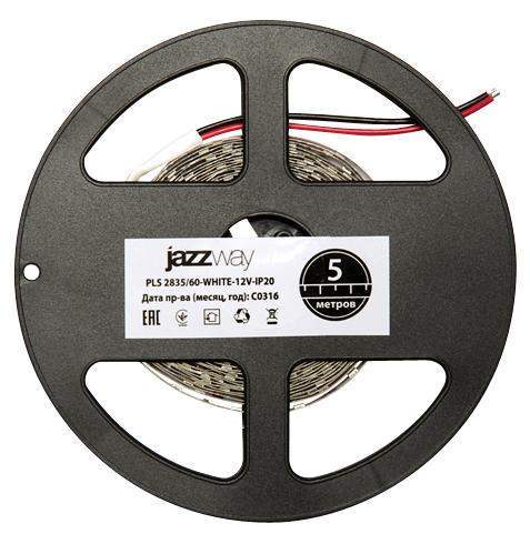 лента светодиодная pls 2835/120-12v 12вт/м 6500к холод. бел. ip20 (уп.5м) jazzway 2859051 от BTSprom.by