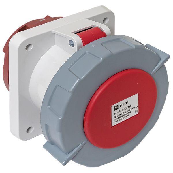  Розетка стационарная внутренняя 3342 3Р+РЕ 63А 380В IP67 PROxima EKF ps-3342-63-380 фото в каталоге от BTSprom.by