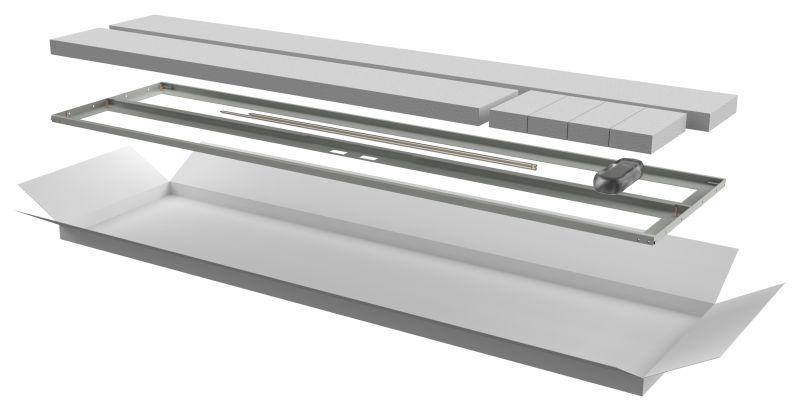 дверь двустворчатая для шкафа linea n 42u 600мм перфорир. сер. itk ln35-42u6x-d2p от BTSprom.by