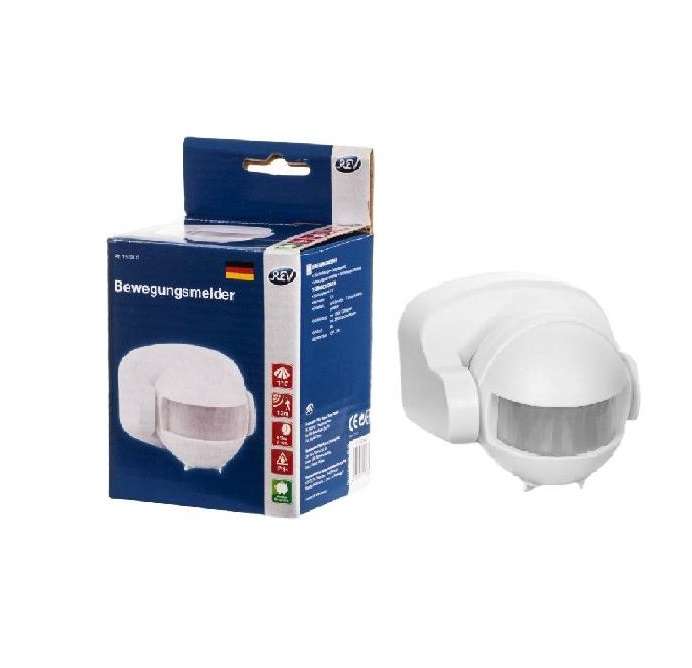 датчик движения 110 град. 1000вт ip44 бел. rev 15288 0 от BTSprom.by