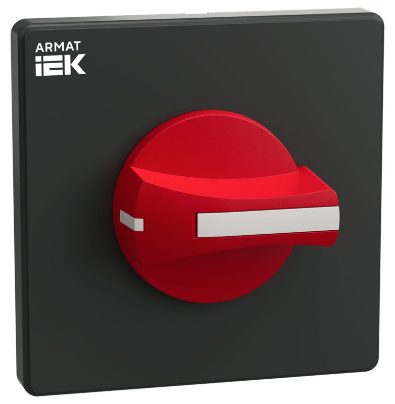 рукоятка поворотная для sdm 96х96мм красн. armat iek ar-sdm-aux-arh-21 от BTSprom.by