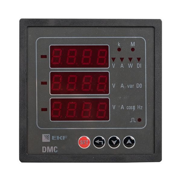  Прибор комбинированный цифровой измерительный DMC на панель 96х96 (квадратный вырез) PROxima EKF DMC-963 фото в каталоге от BTSprom.by