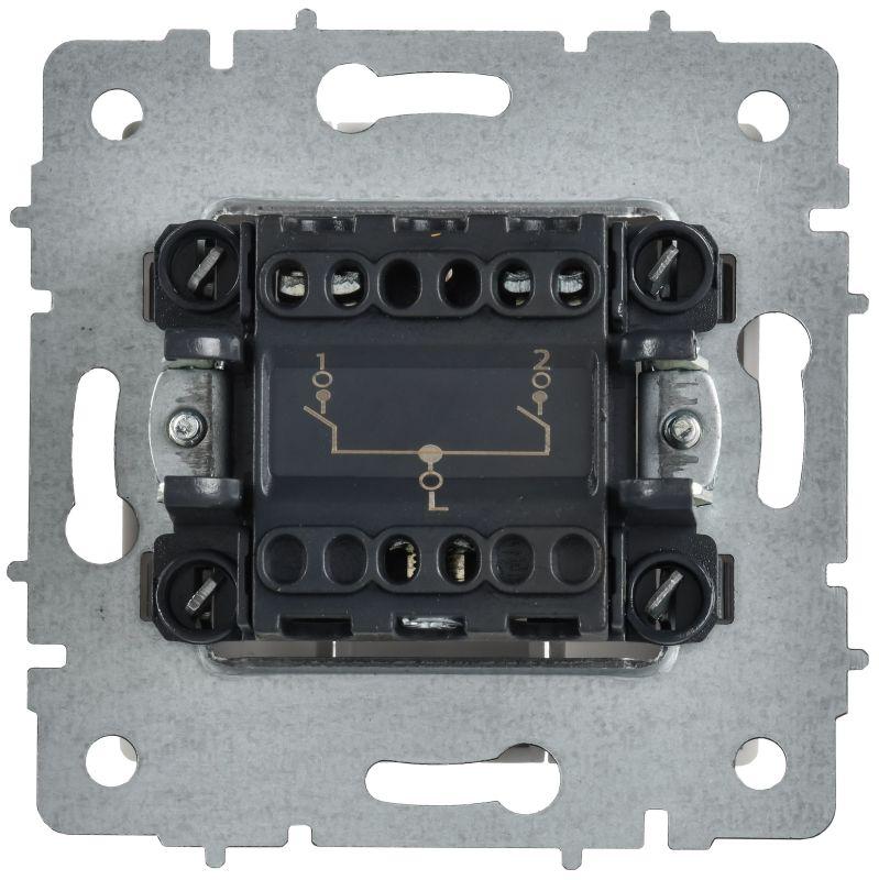  Выключатель 2-кл. СП BRITE ВС10-2-0-БрАБ 10А механизм арктич. бел. IEK BR-V20-0-10-K91 фото в каталоге от BTSprom.by