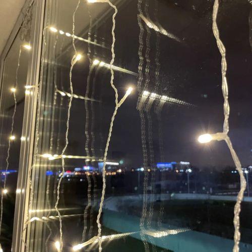  Гирлянда светодиодная "Дождь/Занавес" 1мх2м 96LED 24В IP44 тепл. свет ( без трансформатора Б0041911) ЭРА Б0041908 фото в каталоге от BTSprom.by
