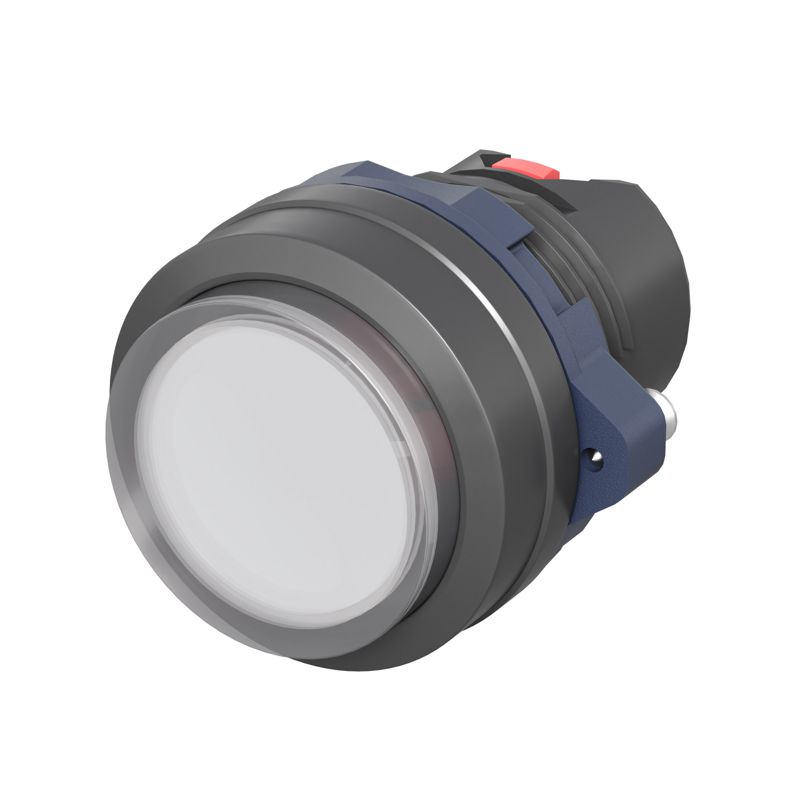 головка кнопки выпуклая прозрачная без фиксации бел. dkc m22p-cmlwp от BTSprom.by