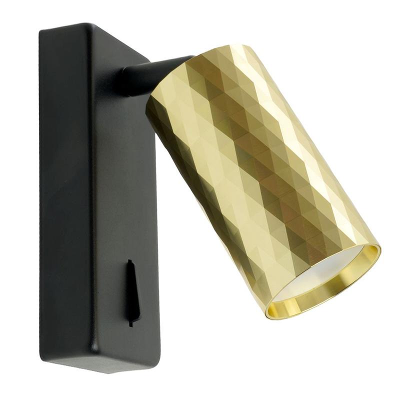 светильник настенный зол. и черн. 35вт 230в gu10 ml1880 feron 48671 от BTSprom.by