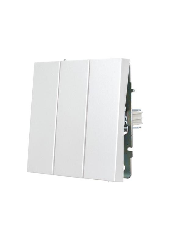 выключатель 3-кл. 1п сп zima 10а ip20 безвинтовой зажим/клемма механизм бел. искра матов. lezard 704-1488-109qc от BTSprom.by