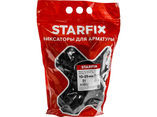 фиксатор арматуры "опора 25/20/15/10" 4-18 (100 шт в дой-паке) starfix smd4-17308-100 от BTSprom.by