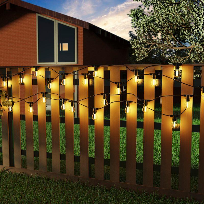  Гирлянда для сменных ламп Белт Лайт Holiday 10 ламп 8м черн. IP65 GAUSS HL070 фото в каталоге от BTSprom.by