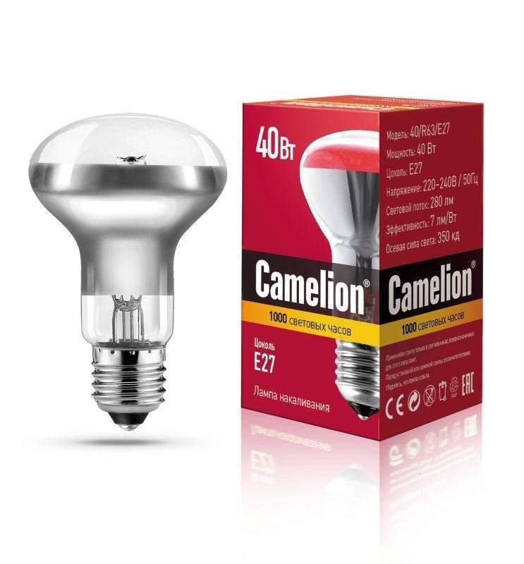 лампа накаливания mic r63 40вт e27 camelion 8979 от BTSprom.by