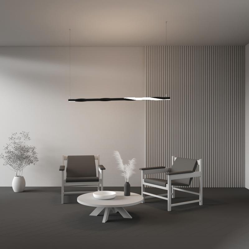  Профиль радиусный 35х35 Twist прав. черн. Maytoni ALM-3535R-B-TR-90град-0.4M фото в каталоге от BTSprom.by