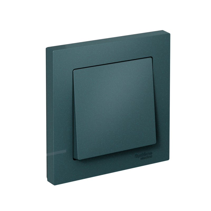 выключатель 1-кл. atlasdesign (сх. 1) 10ax быстрозажим. клем. в сборе изумруд se atn000812s от BTSprom.by