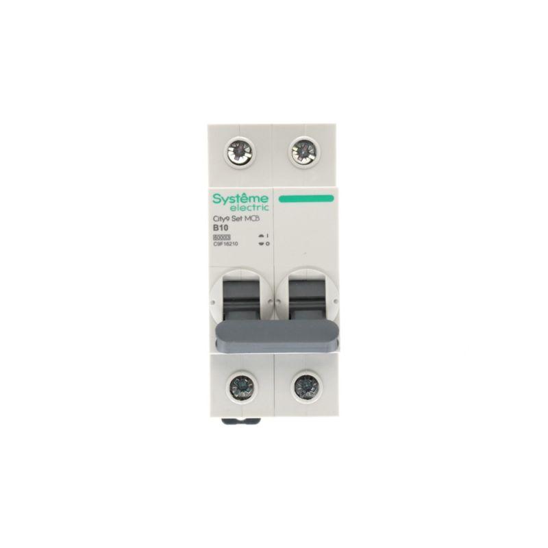  Выключатель автоматический 2п City9 Set (АВ) B 10А 6кА 230В SE C9F16210 фото в каталоге от BTSprom.by