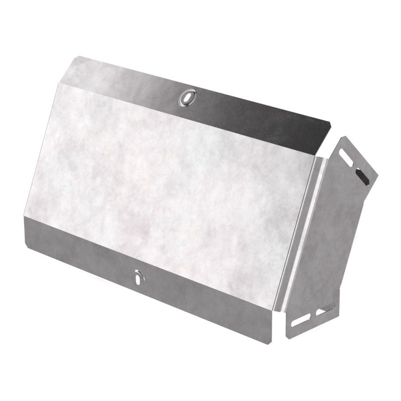 Угол для лотка вертикальный внешний 45град. 400х100 с крышкой Стандарт Промрукав PR16.0576 от BTSprom.by