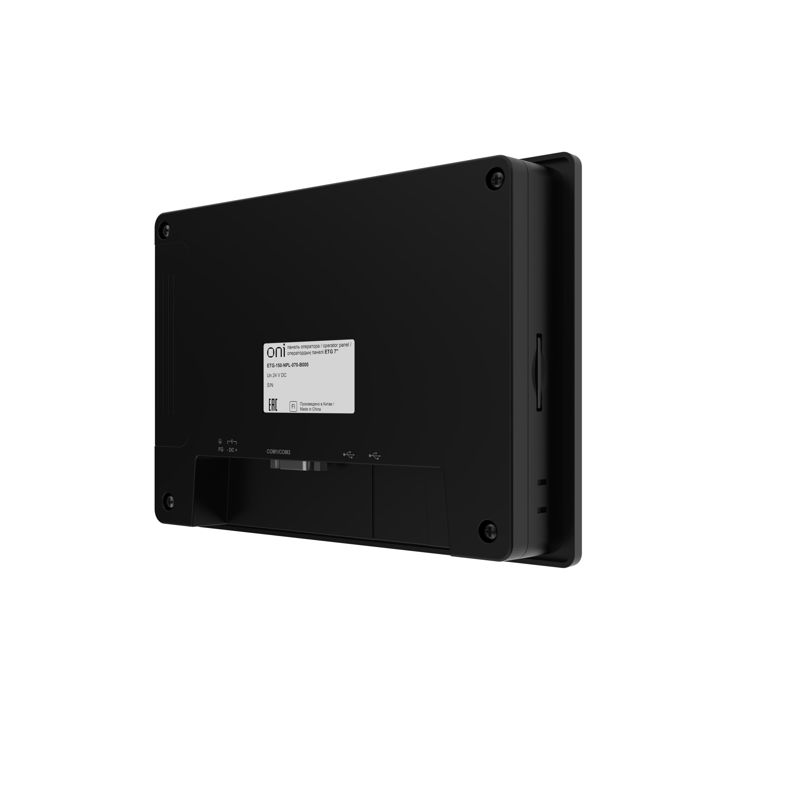  Панель оператора базовая ETG 7дюйм эконом черн. Ethernet ONI ETG-150-NPL-070-B000 фото в каталоге от BTSprom.by