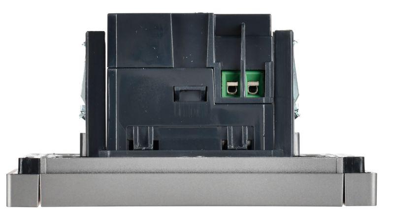  Розетка USB A+C 3.1А FORTE&PIANO FP550 сталь IEK FP-U22-D31-K46 фото в каталоге от BTSprom.by