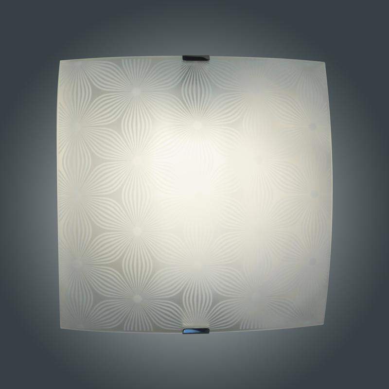  Светильник НПБ 09-60-003 М83 "Васильки" 300х300 матов. бел./клипсы штамп метал. (инд. упак.) Элетех 1005209265 фото в каталоге от BTSprom.by