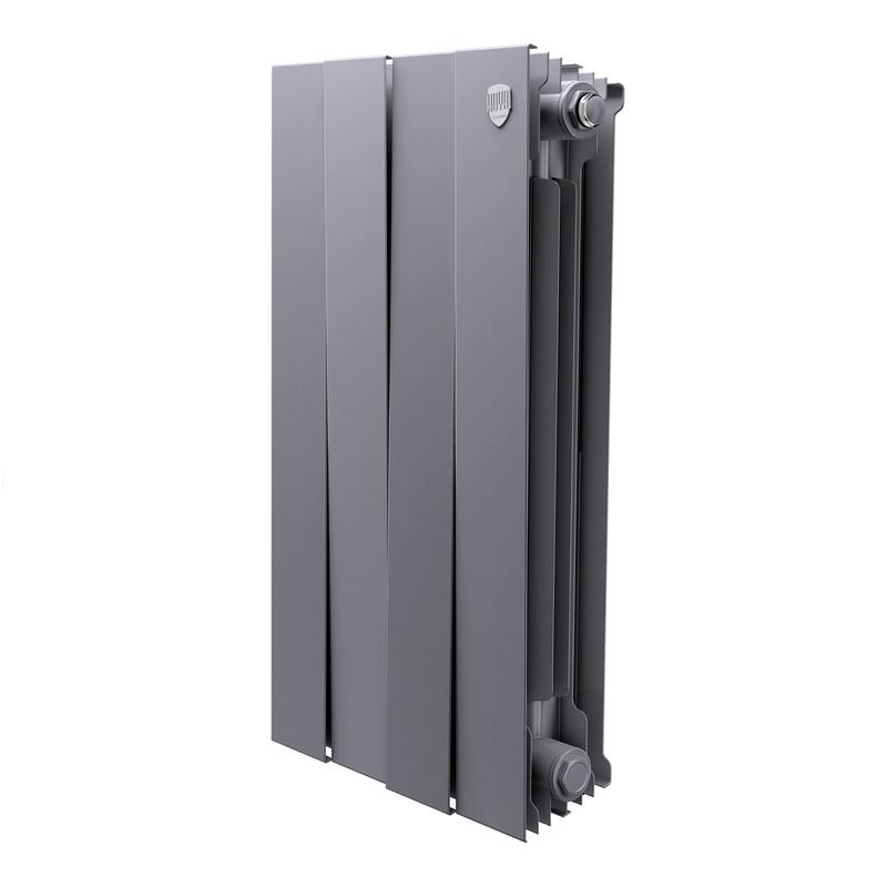 радиатор pianoforte 500 new 4 секц. биметал. silver satin royal thermo нс-1176338 от BTSprom.by