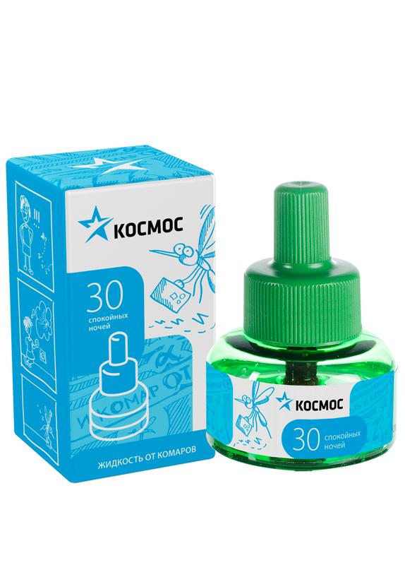 жидкость от комаров для фумигатора 30 ночей без запаха космос koc_gh325 от BTSprom.by