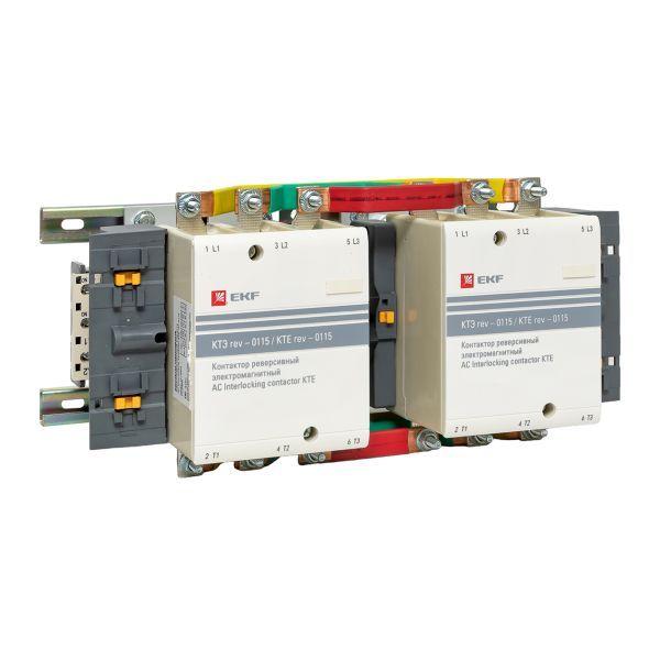 контактор реверсивный ктэ 115а кат. 230в ac 2но ekf ctr-b-r-115 от BTSprom.by