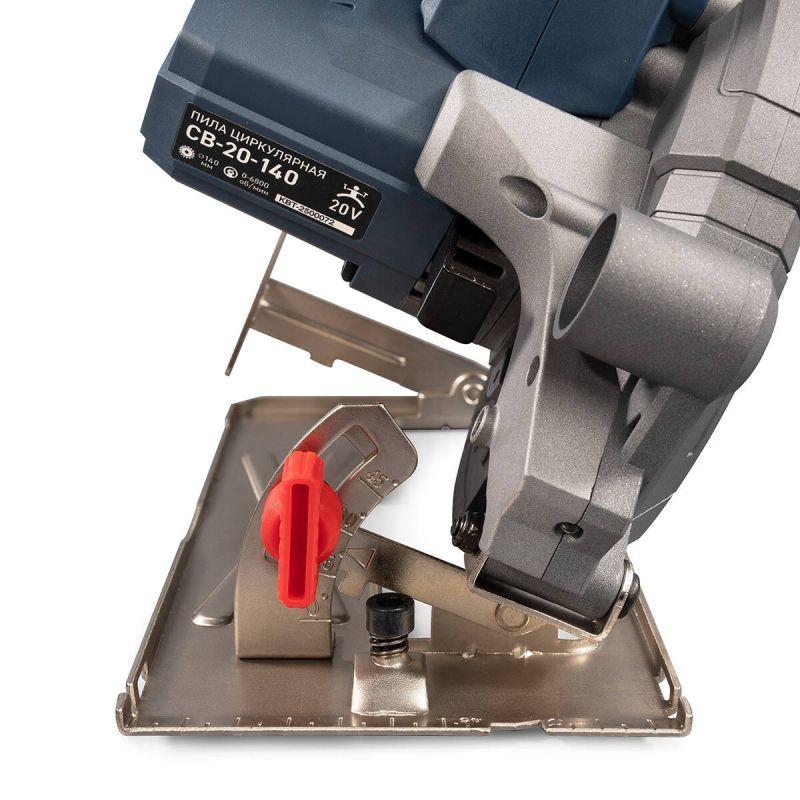  Пила циркулярная аккумуляторная CB-20-140 (без АКБ и заряд. устр.) КВТ 104540 фото в каталоге от BTSprom.by