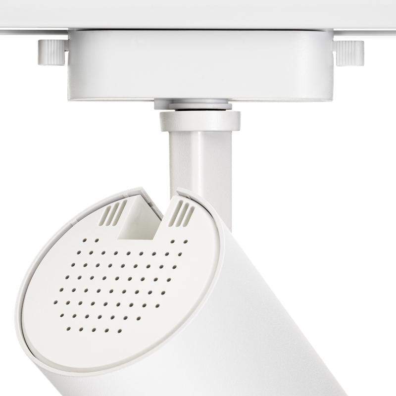  Светильник трековый светодиодный ARTLINE поворотный 70х70х150мм 20Вт 1530Лм 4000К 230В алюм. 10кв.м бел. Ritter 59738 8 фото в каталоге от BTSprom.by