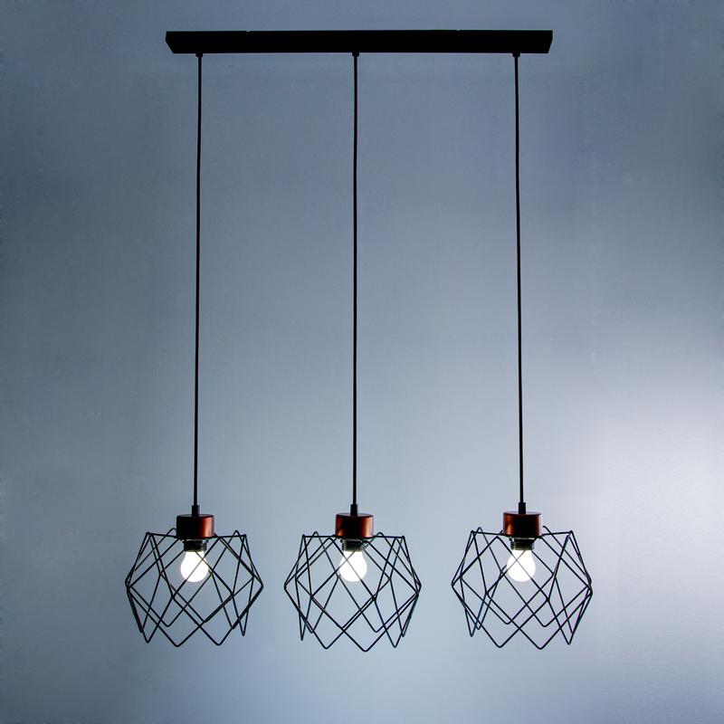  Светильник "Сигма" 231 НСБ 01-3х60-161 Е27 ИУ черн. муар медь Элетех 1005404794 фото в каталоге от BTSprom.by