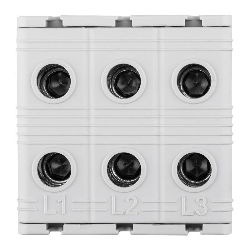  Клемма вводная силовая КВС 6-50кв.мм 3-рядная сер. Rexant 11-2121 фото в каталоге от BTSprom.by