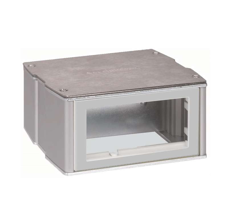 мини-башня 2-сторонняя на 4-мод. к45 70х133х128 алюм. simon connect kt400-8 от BTSprom.by