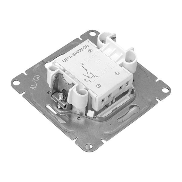  Выключатель 2-кл. СП Эпика механизм бел. EKF UP1-SWW-20 фото в каталоге от BTSprom.by