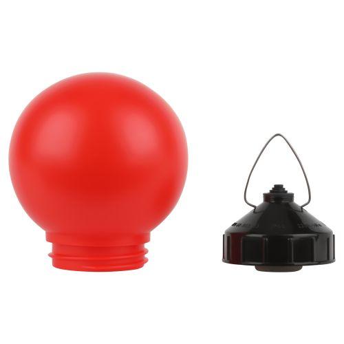  Светильник НСП 01-60-003 подвесной Гранат полиэтилен IP44 E27 max 60Вт шар красн. ЭРА Б0052012 фото в каталоге от BTSprom.by