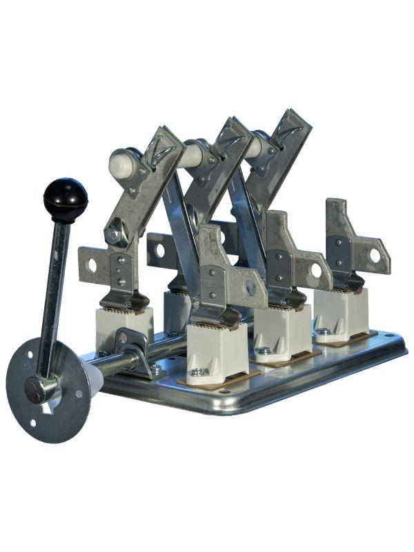  Выключатель-разъединитель РБ32 У3 380В 250А прав. бок. рукоятка IP00 Электротехник ET521099 фото в каталоге от BTSprom.by