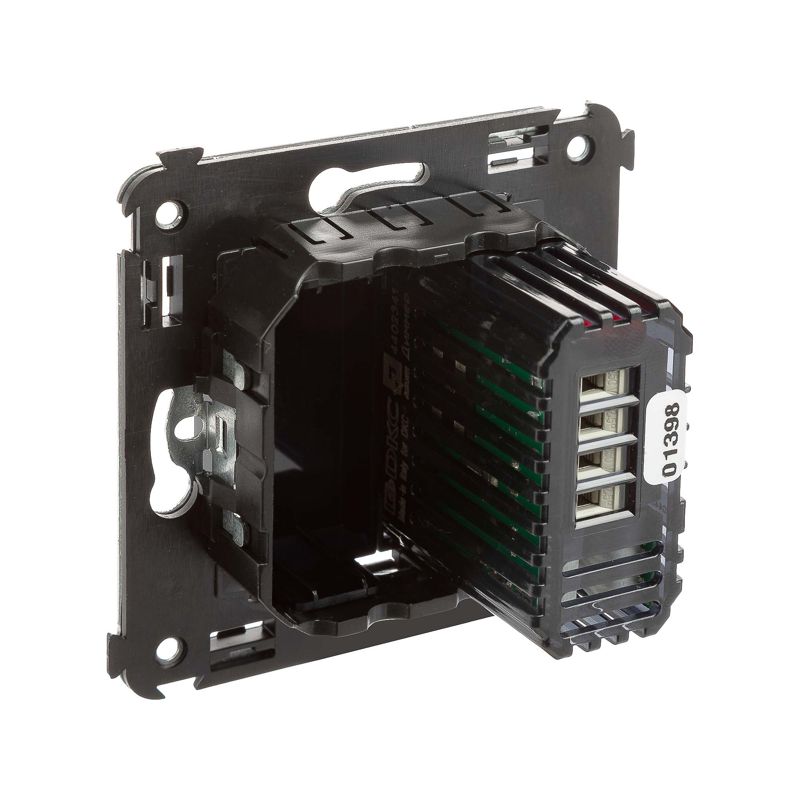  Диммер кнопочный СП Avanti "Черный квадрат" DKC 4402343 фото в каталоге от BTSprom.by