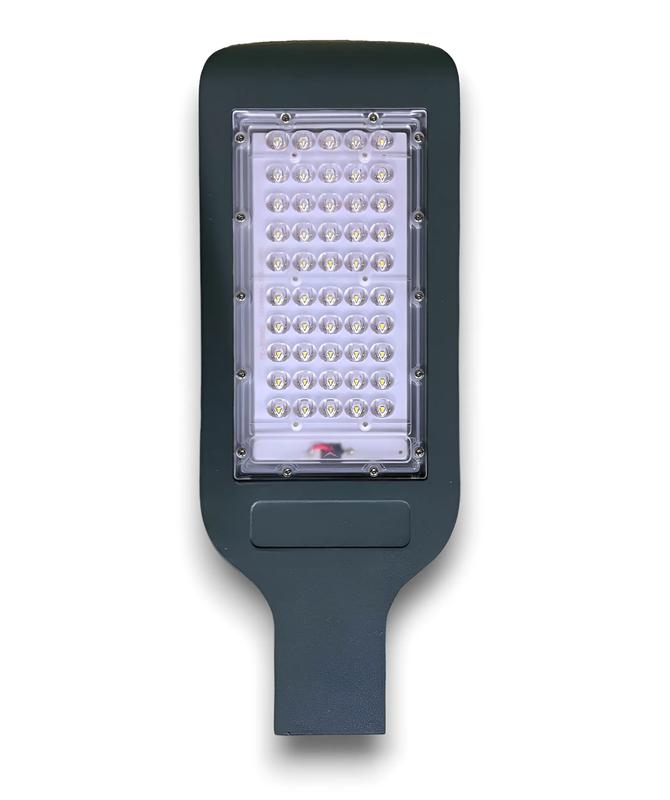 светильник светодиодный дку 50вт 5000к ip65 6000лм 85-265в 430х150х62мм консольный kraso dl-50 от BTSprom.by