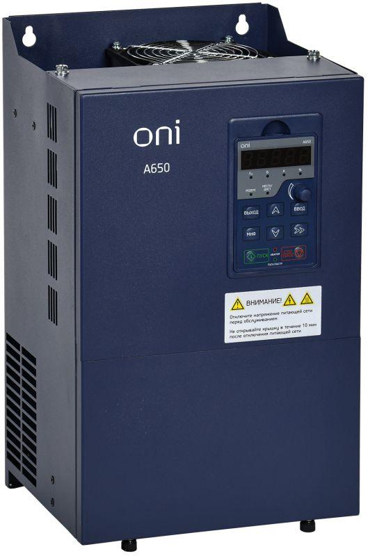 преобразователь частоты a650 380в 3ф 45квт 91а тор. m oni a650-33e45tm от BTSprom.by