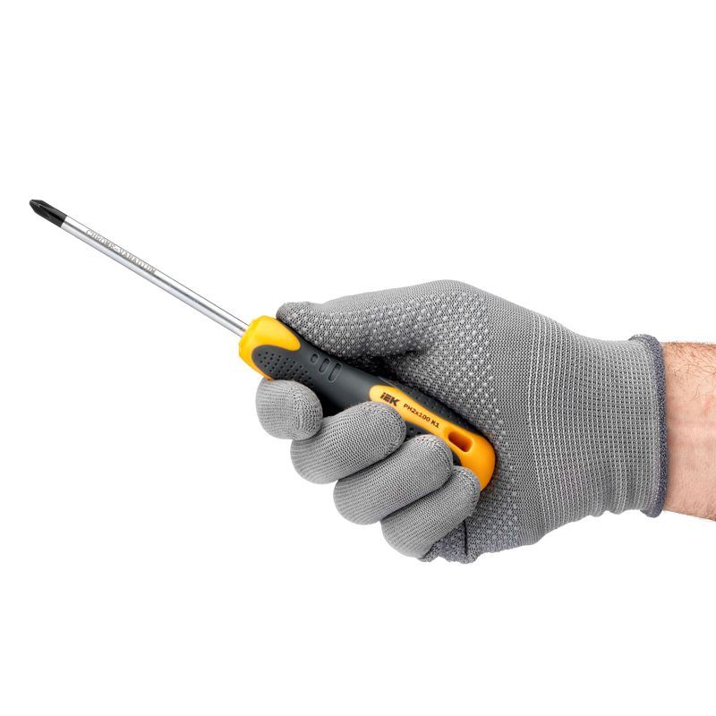  Отвертка крестовая Ph2х100мм K1 ARMA2L 3 IEK A2L3-SC10-K1-PH-20-100 фото в каталоге от BTSprom.by