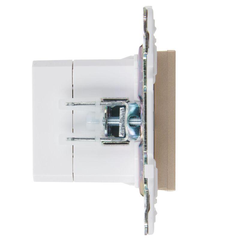  Розетка USB A+C 3.1А SKANDY SK-R14Sa песочн. IEK SK-U22-D31-K98 фото в каталоге от BTSprom.by