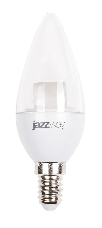 лампа светодиодная pled-sp 7вт c37 свеча 4000к нейтр. бел. e14 540лм 230в clear cl jazzway 2853127 от BTSprom.by