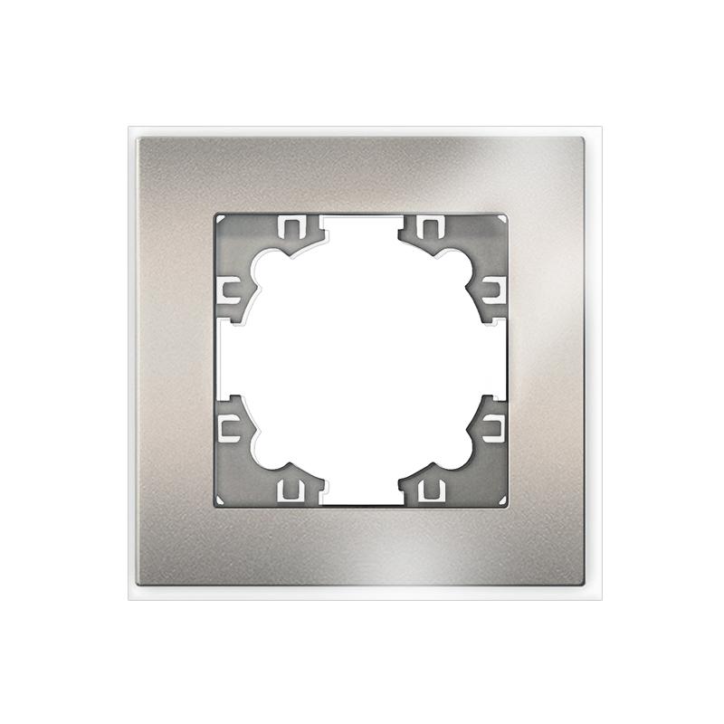 рамка 1-м афина стеклянная мокко universal 2284 от BTSprom.by