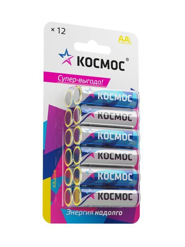 элемент питания алкалиновый aa/lr6 bp-12 (блист.12шт) космос koclr6bl12 от BTSprom.by