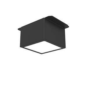 светильник светодиодный dl-grill 10вт 4000к 60х60х60мм встраив. для потолка грильято 75х75мм с шир. ламели 15мм ral9005 черн. varton v1-r0-91807-10000-4001040 от BTSprom.by