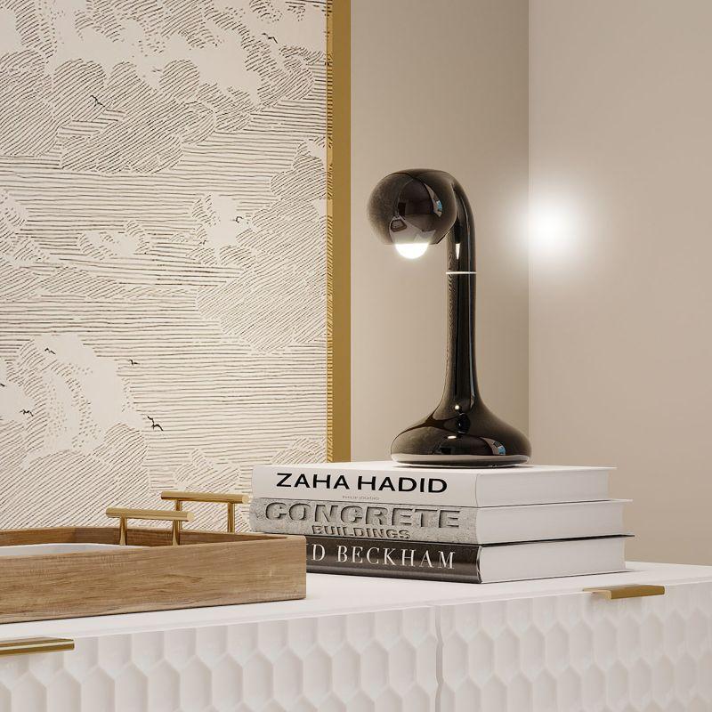 Лампа светодиодная филаментная Black Filament 9Вт P45 шар матовая 4100К нейтр. бел. E14 610лм диммир. GAUSS 105201209-D фото в каталоге от BTSprom.by