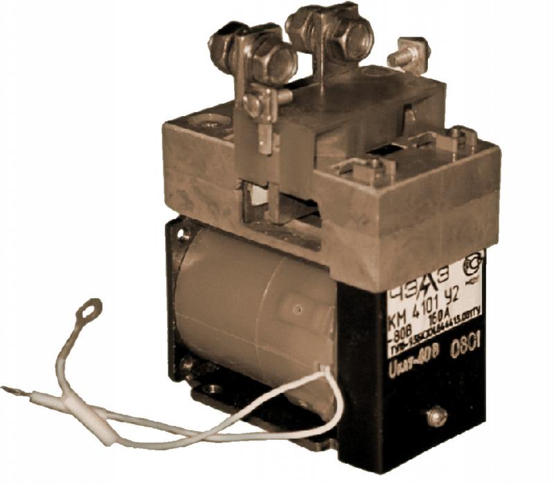 контактор км-4101 24в dc мягкий вывод катушки располож. справа (102.109.528) чэаз a8119-79682231 от BTSprom.by