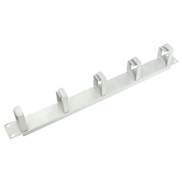  Органайзер кабельный TERACOM PRO 1U 5 колец сер. EKF TRP-1CO-5R-M-GR фото в каталоге от BTSprom.by