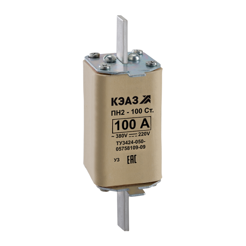 вставка плавкая пн2 100 с 31.5а у3 кэаз 120108 от BTSprom.by