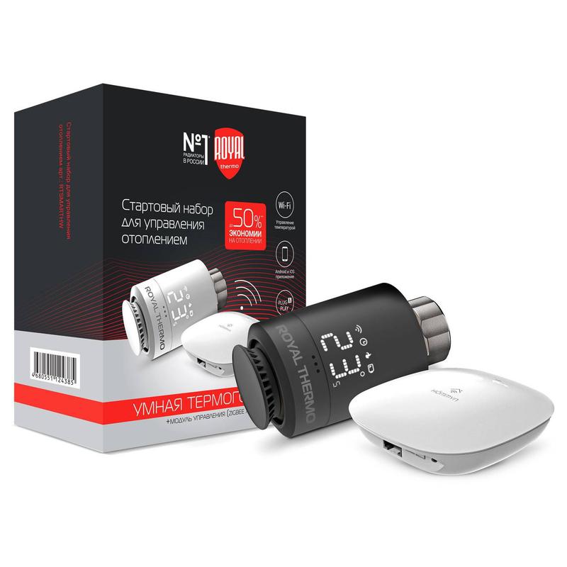  Набор стартовый для управления отоплением Royal Thermo черн. Royal Thermo НС-1402598 фото в каталоге от BTSprom.by