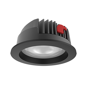 светильник светодиодный dl-pro 226х96 52вт 4000к ip65 кругл. встраив. монтаж. отв. 200-215мм матов. черн. ral9005 varton v1-r0-t0777-10000-6505240 от BTSprom.by